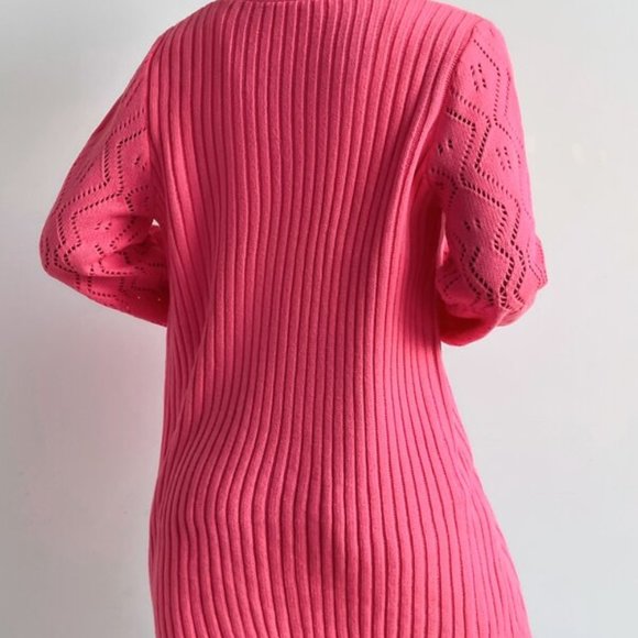 Crop Knit Top & Open Front Cardigan - Picture 4 of 5